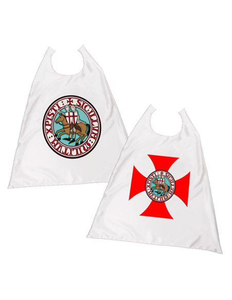 Cape réversible templière médiévale...