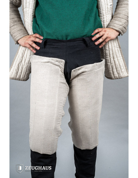 Pieds médiévaux rembourrés en coton,...