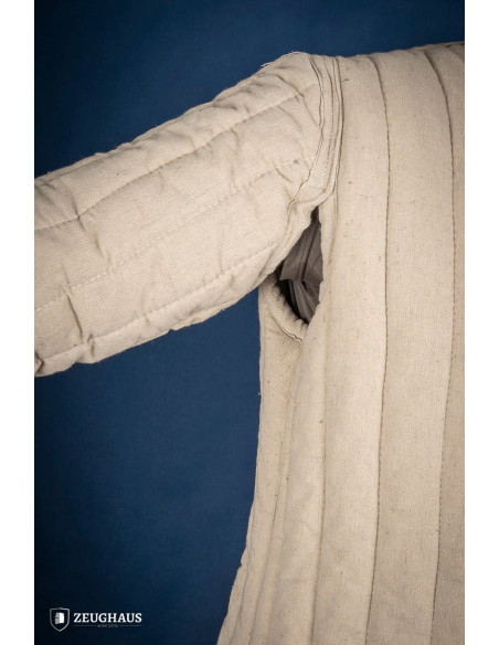 Gambison médiéval épais à lacets,...