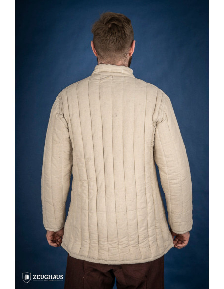 Gambison médiéval épais à lacets,...