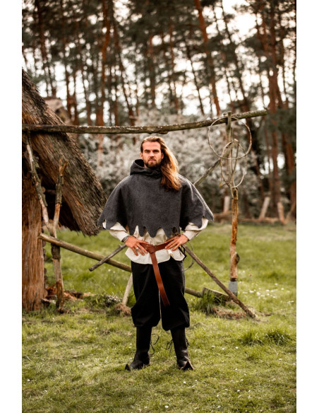 Gugel médiéval en laine modèle Henri,...