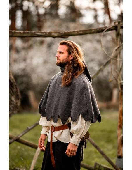 Gugel médiéval en laine modèle Henri,...