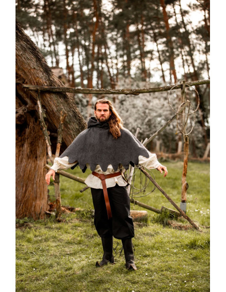 Gugel médiéval en laine modèle Henri,...