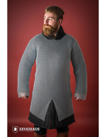 Cotte de mailles en acier galvanisé...