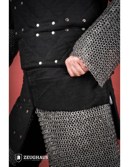 Brigantin médiéval en acier doux,...