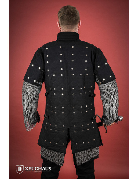 Brigantin médiéval en acier doux,...