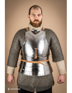 Cuirasse médiévale italienne du 14ème siècle en acier... 2