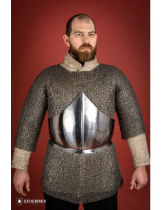 Pancera médiévale du XVe siècle. acier poli (1,6 mm.) 2