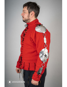 Protège-bras Renaissance en acier poli (1,6 mm.) 2