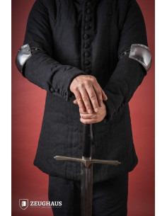 Codals médiévaux 14ème siècle, acier poli (12,5 cm.) 2