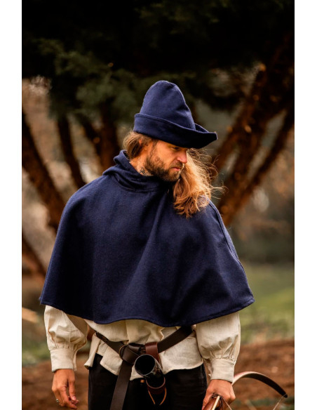 Gugel médiéval en laine modèle Paul,...