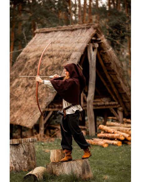 Gugel modèle médiéval en laine Paul,...