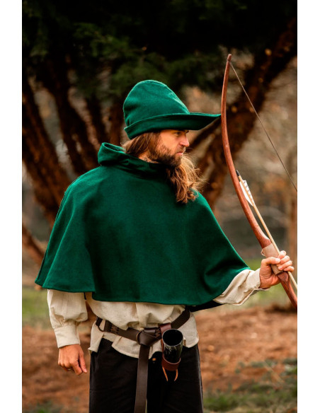 Gugel médiéval en laine modèle Paul,...