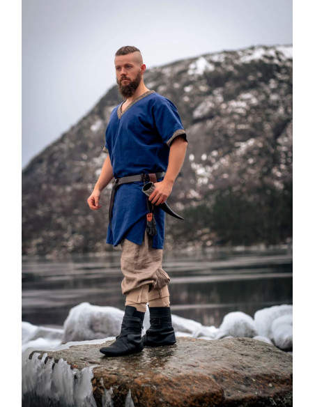 Tunique Viking courte modèle Loki, bleue