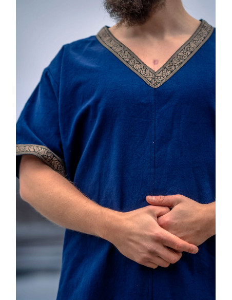 Tunique Viking courte modèle Loki, bleue