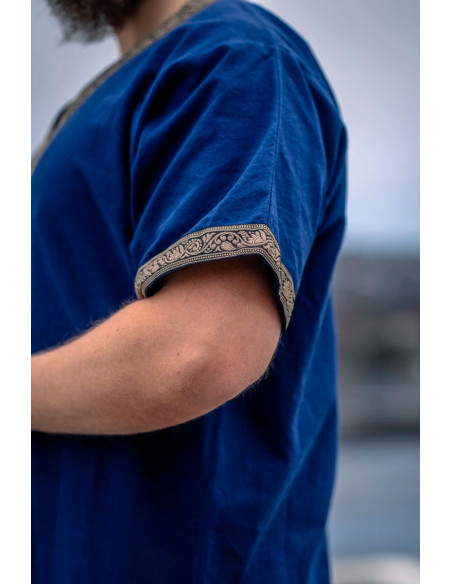 Tunique Viking courte modèle Loki, bleue