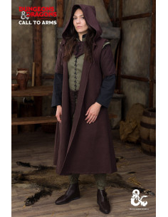 Manteau médiéval en coton modèle Ranger, marron