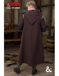 Manteau médiéval en coton modèle Ranger, marron 2
