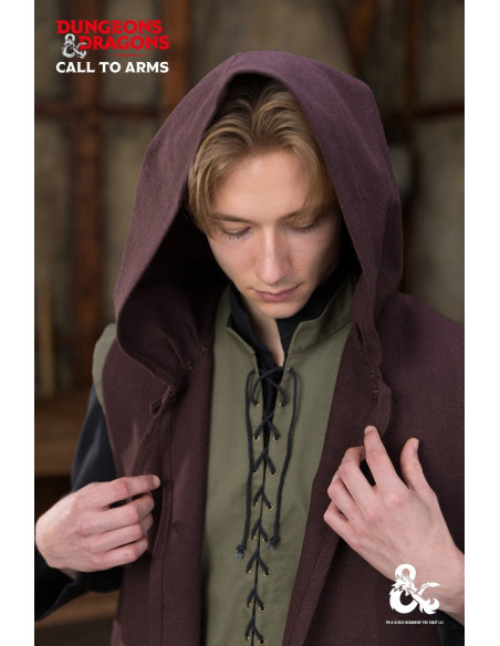 Manteau médiéval en coton modèle...