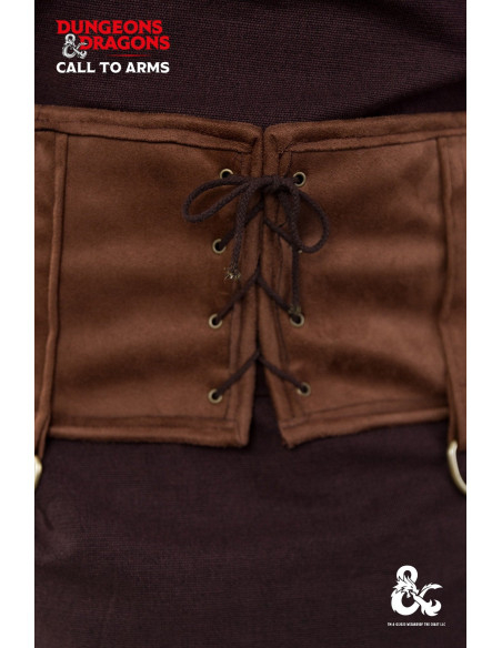 Ceinture médiévale en cuir barbare,...