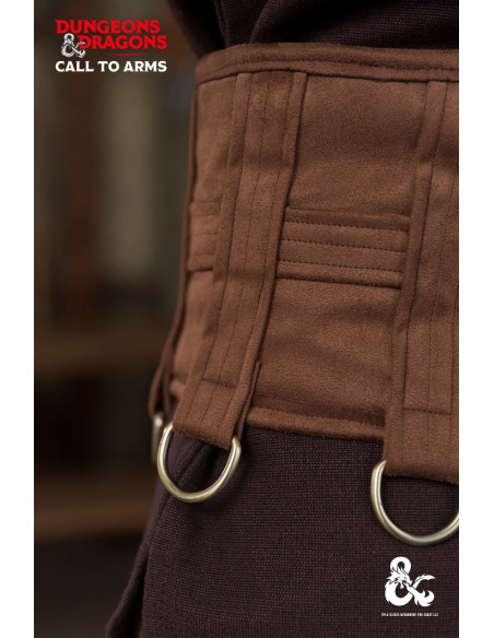 Ceinture médiévale en cuir barbare,...