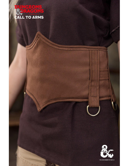 Ceinture médiévale en cuir barbare,...