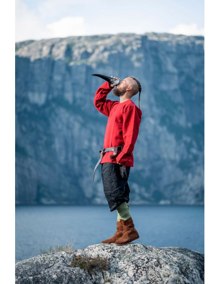 Tunique viking Ivar, rouge