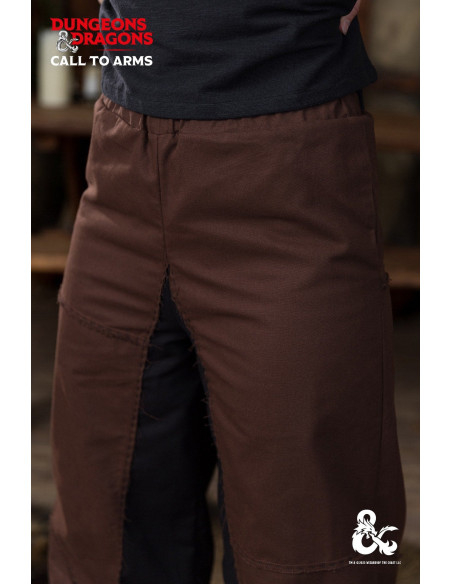 Pantalon médiéval barbare en coton,...