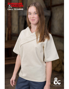 Chemise de moine médiévale, blanc naturel 2
