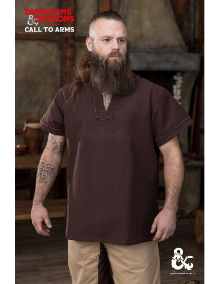 Chemise médiévale Barbara en coton,...