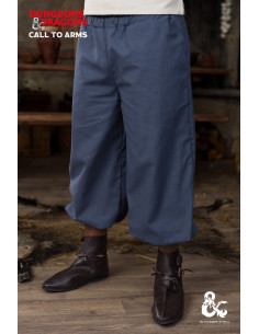 Pantalon de moine médiéval, bleu 2