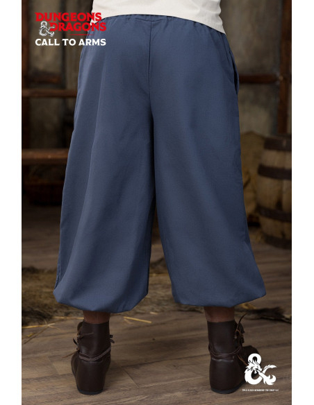 Pantalon de moine médiéval, bleu