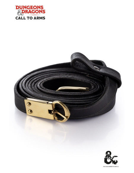 Ceinture médiévale en cuir double,...