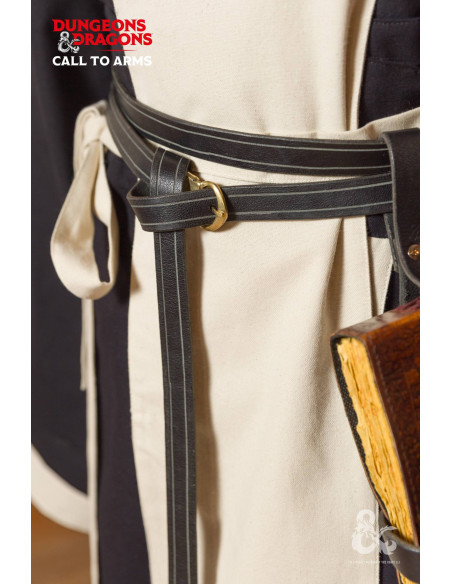 Ceinture médiévale en cuir double,...