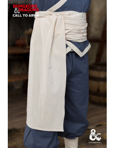 Ceinture de moine médiévale en coton, blanc
