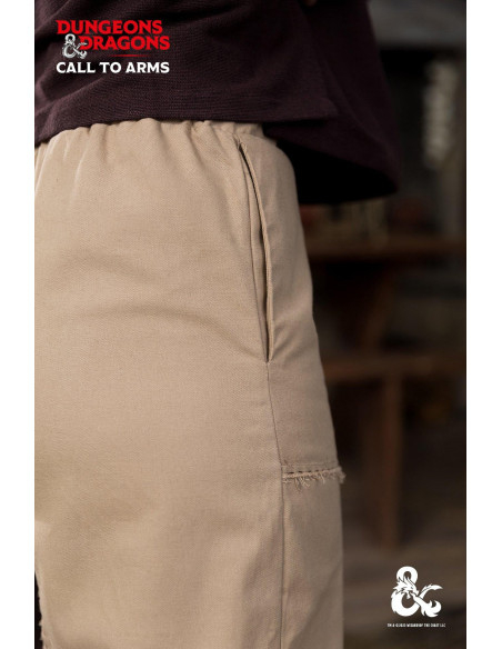 Pantalon médiéval barbare en coton,...