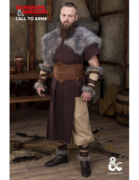 Pantalon médiéval barbare en coton,...