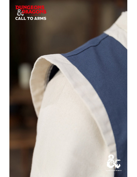 Gilet de moine médiéval, couleur bleu...