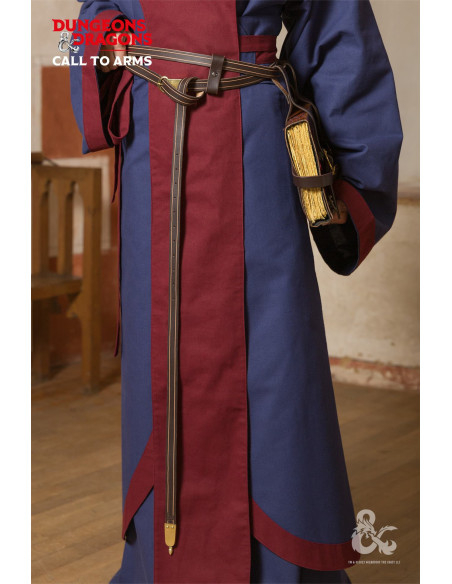 Ceinture médiévale en cuir double,...