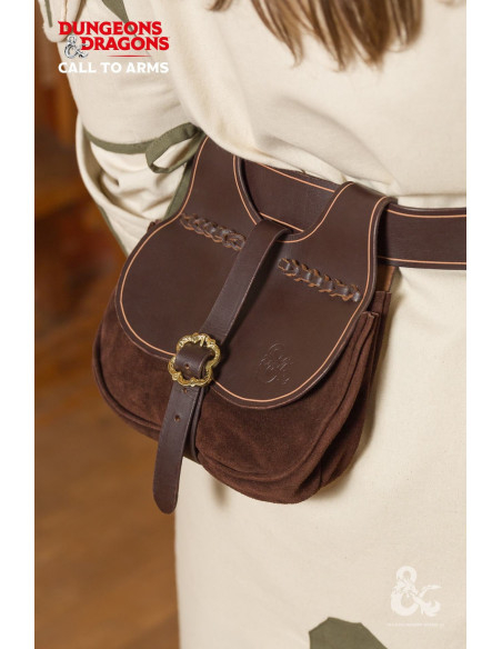 Sac en cuir médiéval modèle Rein, marron