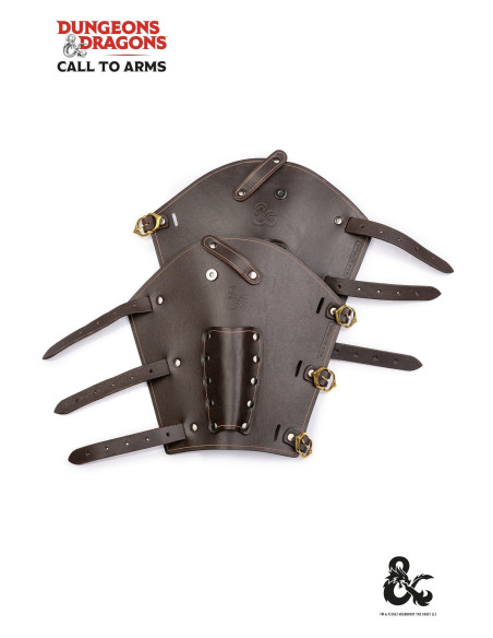 Bracelets en cuir médiévaux, marron