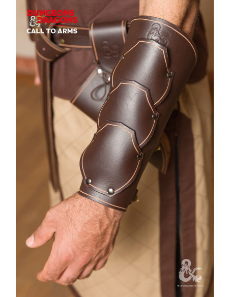 Bracelet combattant médiéval en cuir...