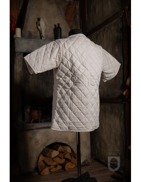 Gambison médiéval rembourré à manches...