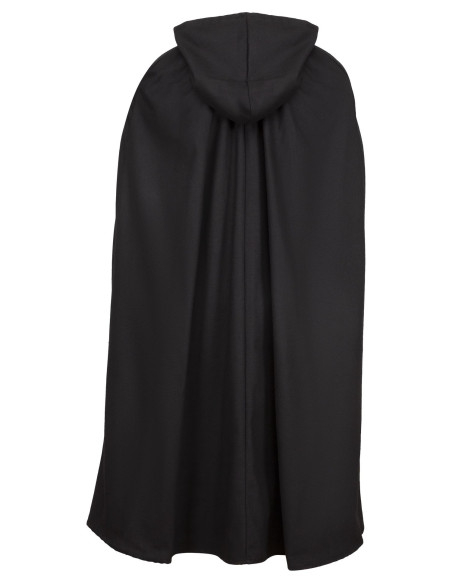 Cape médiévale basique avec capuche,...
