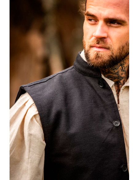 Gilet médiéval tricoté à la main...