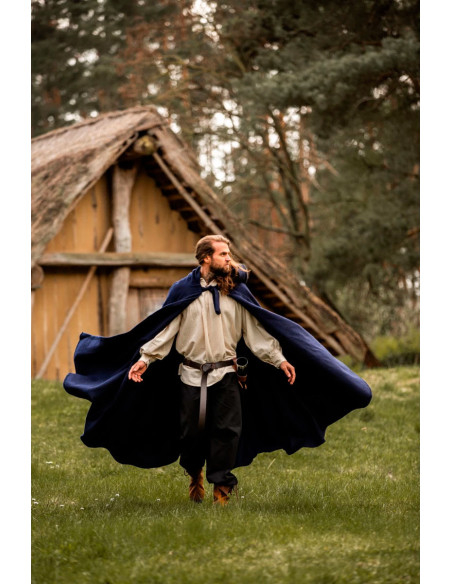 Longue cape médiévale modèle Boil,...