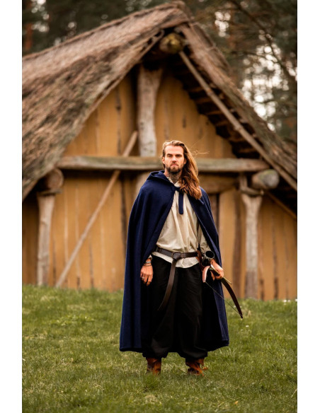 Longue cape médiévale modèle Boil,...