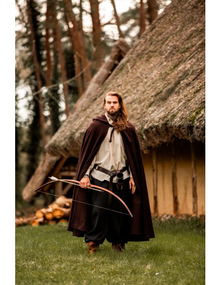 Longue cape médiévale modèle Boil,...