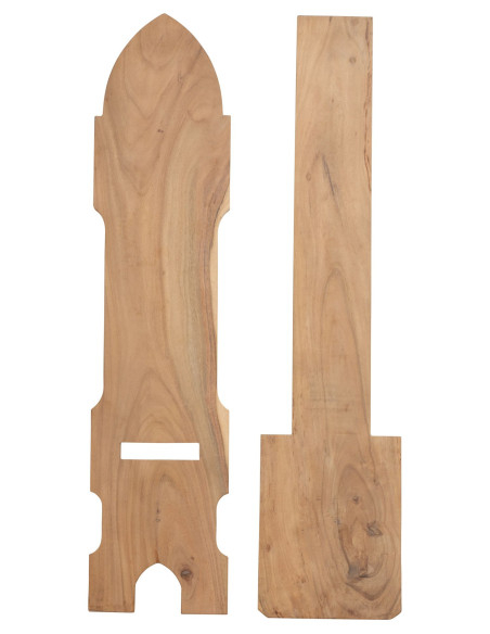 Chaise médiévale viking en bois...