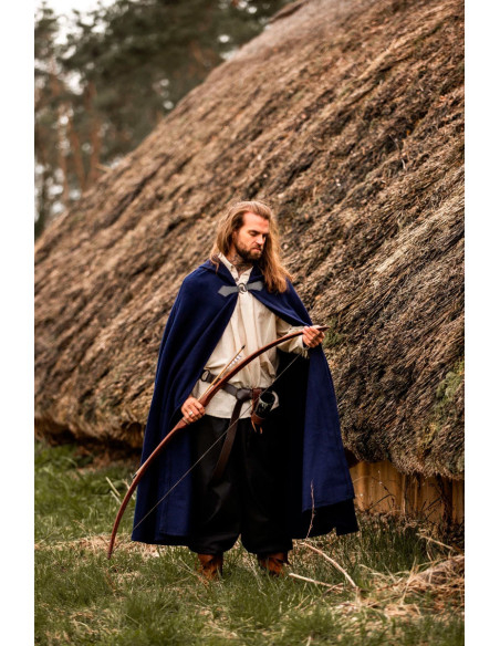 Cape médiévale en laine modèle Tjark,...